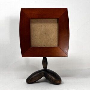 VTG ~ Michael Graves Tri-Footed 3"x3" Picture Frame PopArt Memphis Design Style